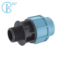 Plastic Pipe PP Compression Quick Connect Reducer Adapter Fitting